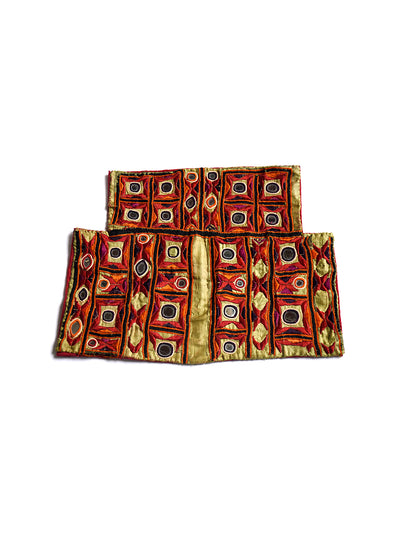 Hand embroidered blouse, Kanjari, Kutch (Gujarat) Soof -1608 - ahmedabadtrunk.in
