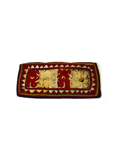 Hand embroidered letter pouch, Gujarat Applique-1095 - ahmedabadtrunk.in