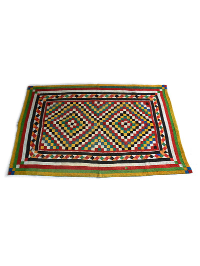 Handmade quilt, Dhabada, Kutch (Gujarat), Applique - 2190 - ahmedabadtrunk.in