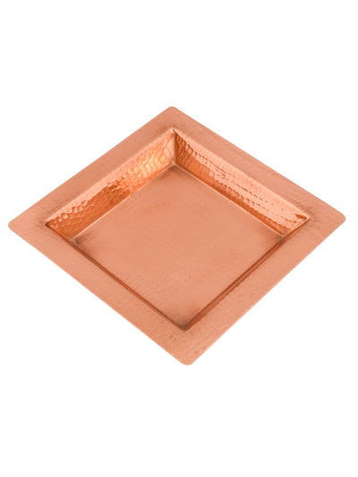 Copper Square Platter - ahmedabadtrunk.in