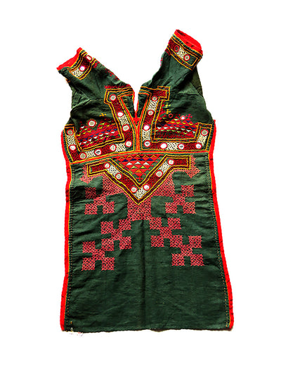 Hand embroidered blouse, Kanjari, Kutch (Gujarat) Soof - 375 - ahmedabadtrunk.in