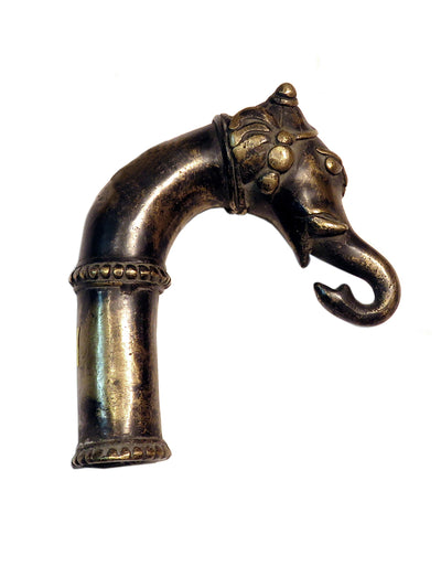 ELEPHANT SHAPED HANDLE OF A WALKING STICK - ahmedabadtrunk.in